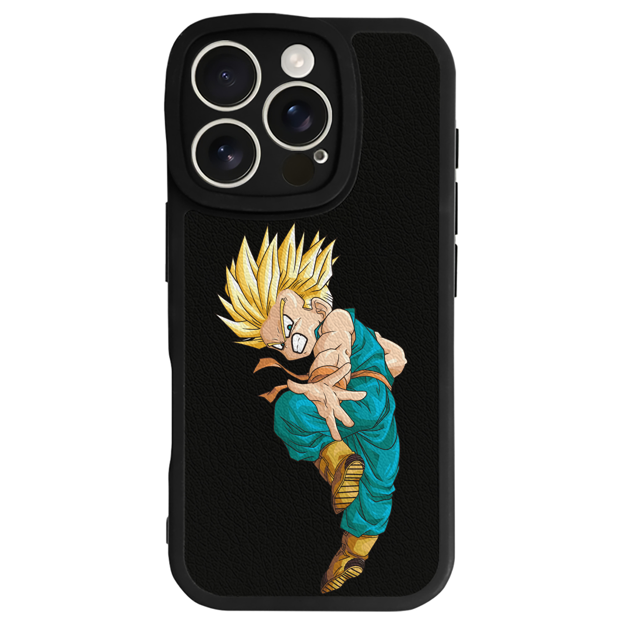 （画像用） ドラゴンボール DRAGON BALL 【iPhone 16シリーズ対応】シリコンスマホケース（レザー調） 材質：シリコン